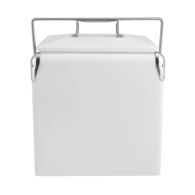 Retro Metal Ice Cooler Box 13L